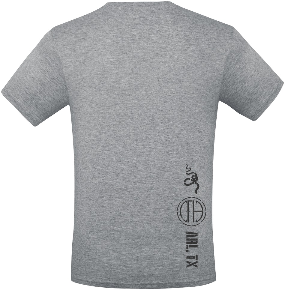 T-Shirt Manches courtes  de Pantera - CFH Stencil Snake - S à 3XL - pour Homme - gris chiné - Pantera - View 2