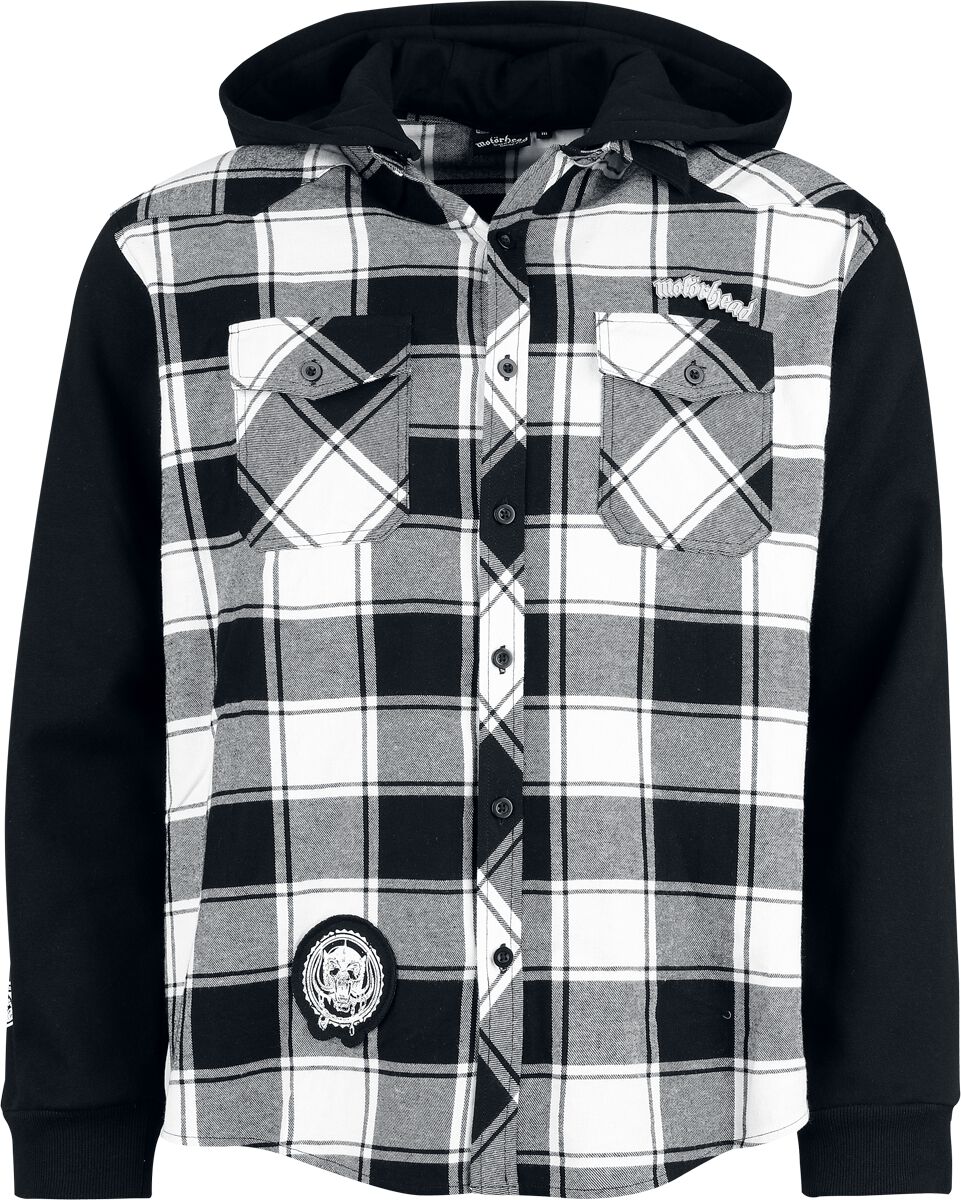 Chemise manches longues  de Motörhead - EMP Signature Collection - S à 3XL - pour Homme - noir/blanc - Motörhead