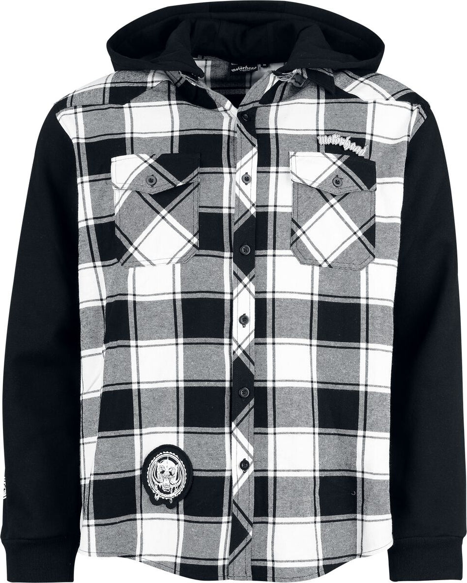 Chemise manches longues  de Motörhead - EMP Signature Collection - S à 3XL - pour Homme - noir/blanc - Motörhead