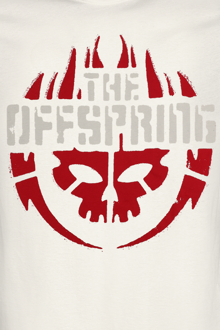 T-Shirt Manches courtes  de The Offspring - Amplified Collection - Skull Logo - S à XXL - pour Homme - blanc cassé - The Offspring - View 2