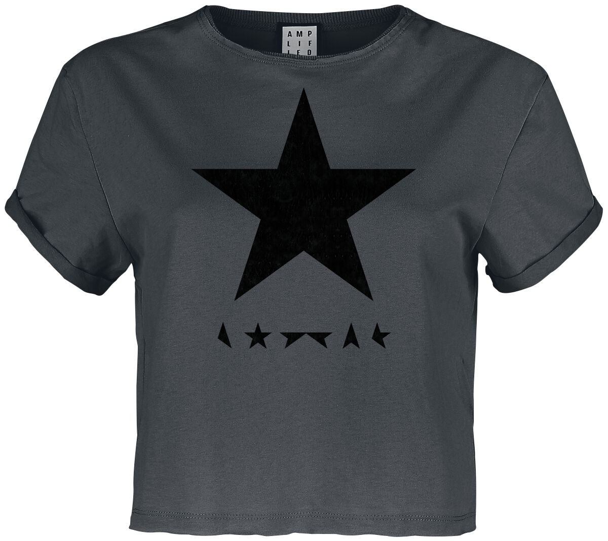 T-Shirt Manches courtes  de David Bowie - Amplified Collection - Black Star - XS à XL - pour Femme - anthracite - David Bowie