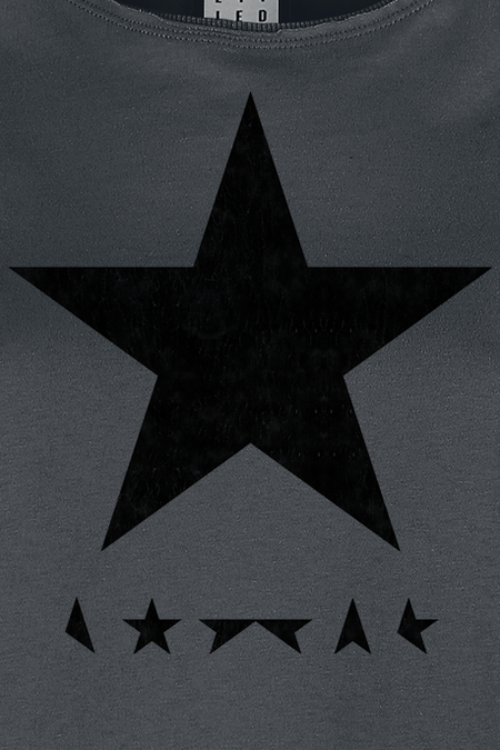 T-Shirt Manches courtes  de David Bowie - Amplified Collection - Black Star - XS à XL - pour Femme - anthracite - David Bowie - View 2