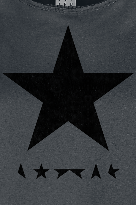 T-Shirt Manches courtes  de David Bowie - Amplified Collection - Black Star - XS à XL - pour Femme - anthracite - David Bowie - View 2