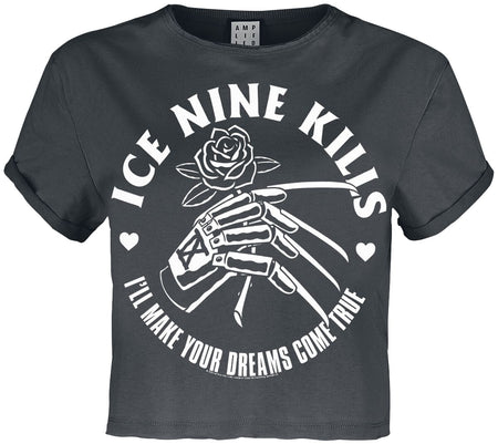 T-Shirt Manches courtes  de Ice Nine Kills - Amplified Collection - Dreams - XS à XL - pour Femme - anthracite - Ice Nine Kills