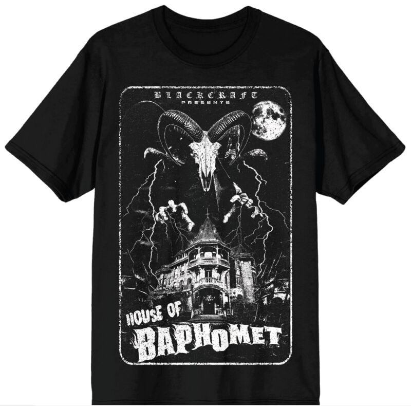 T-Shirt Manches courtes Gothic de Blackcraft Cult - House of Baphomet - T-Shirt Homme - M à XXL - pour Homme - noir - Blackcraft Cult