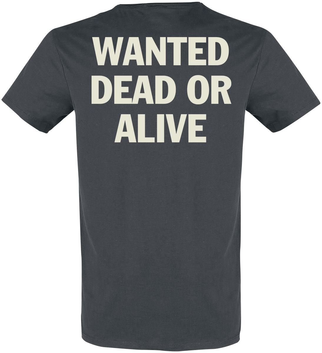 T-Shirt Manches courtes  de Bon Jovi - Amplified Collection - Wanted Dead Or Alive - S à XXL - pour Homme - anthracite - Bon Jovi - View 2