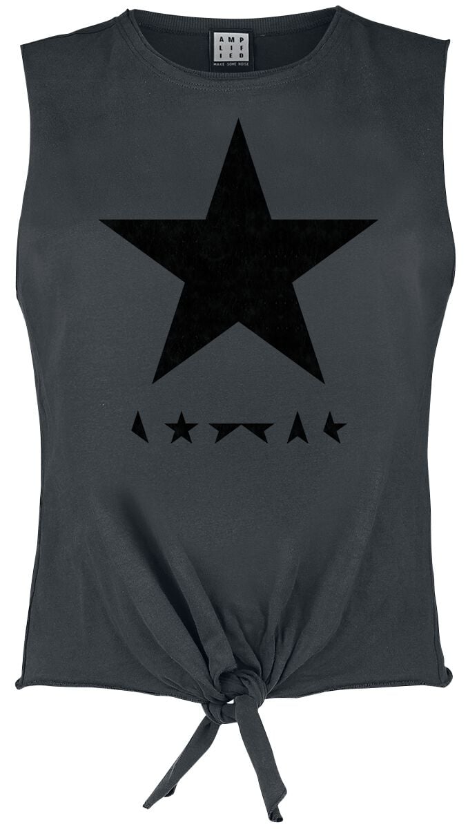 Top  de David Bowie - Amplified Collection - Black Star - S à L - pour Femme - anthracite - David Bowie