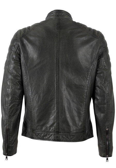 Veste en cuir  de Mauritius - MMDerry - S à 3XL - pour Homme - vert - Mauritius - View 2