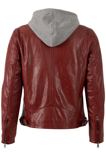 Veste en cuir  de Mauritius - MMRylo - M à XXL - pour Homme - rouge - Mauritius - View 2