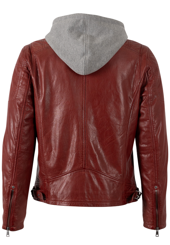 Veste en cuir  de Mauritius - MMRylo - M à XXL - pour Homme - rouge - Mauritius - View 2