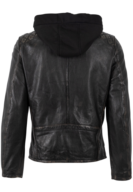 Veste en cuir  de Mauritius - MMHayato 2 Slimfit - S à 3XL - pour Homme - noir - Mauritius - View 2