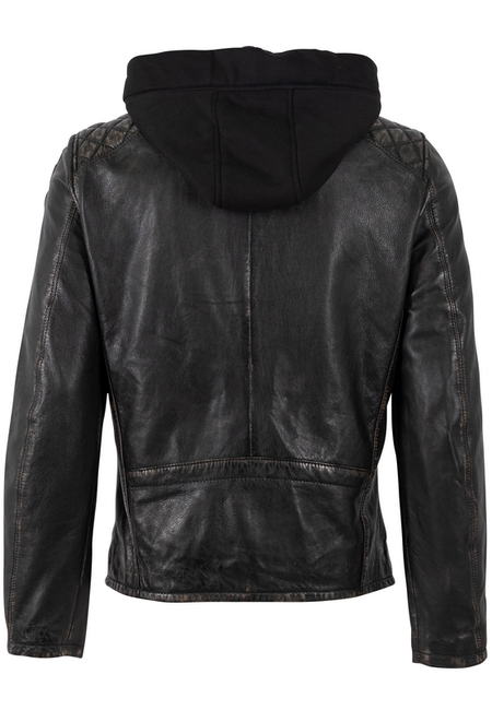 Veste en cuir  de Mauritius - MMHayato 2 Slimfit - S à 3XL - pour Homme - noir - Mauritius - View 2