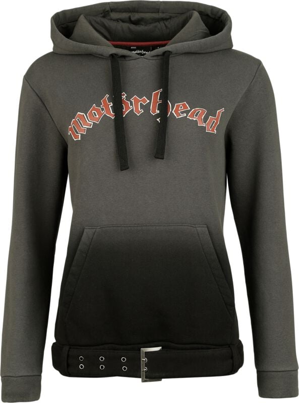 Sweat-shirt à capuche  de Motörhead - EMP Signature Collection - S à 3XL - pour Femme - gris/noir - Motörhead