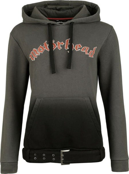 Sweat-shirt à capuche  de Motörhead - EMP Signature Collection - S à 3XL - pour Femme - gris/noir - Motörhead