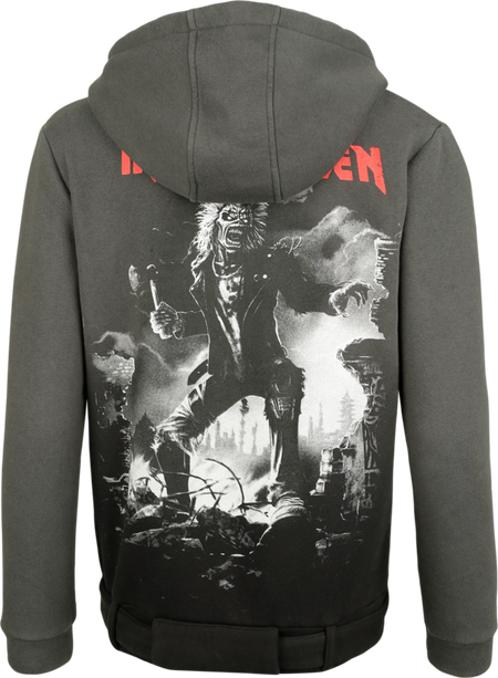 Sweat-shirt à capuche  de Iron Maiden - EMP Signature Collection - S à 3XL - pour Femme - gris/noir - Iron Maiden - View 2