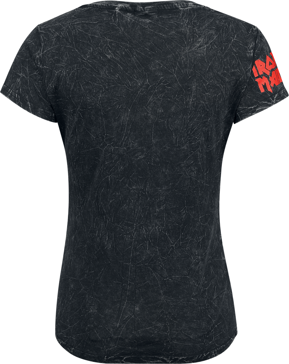 T-Shirt Manches courtes  de Iron Maiden - EMP Signature Collection - S à XXL - pour Femme - gris foncé - Iron Maiden - View 2