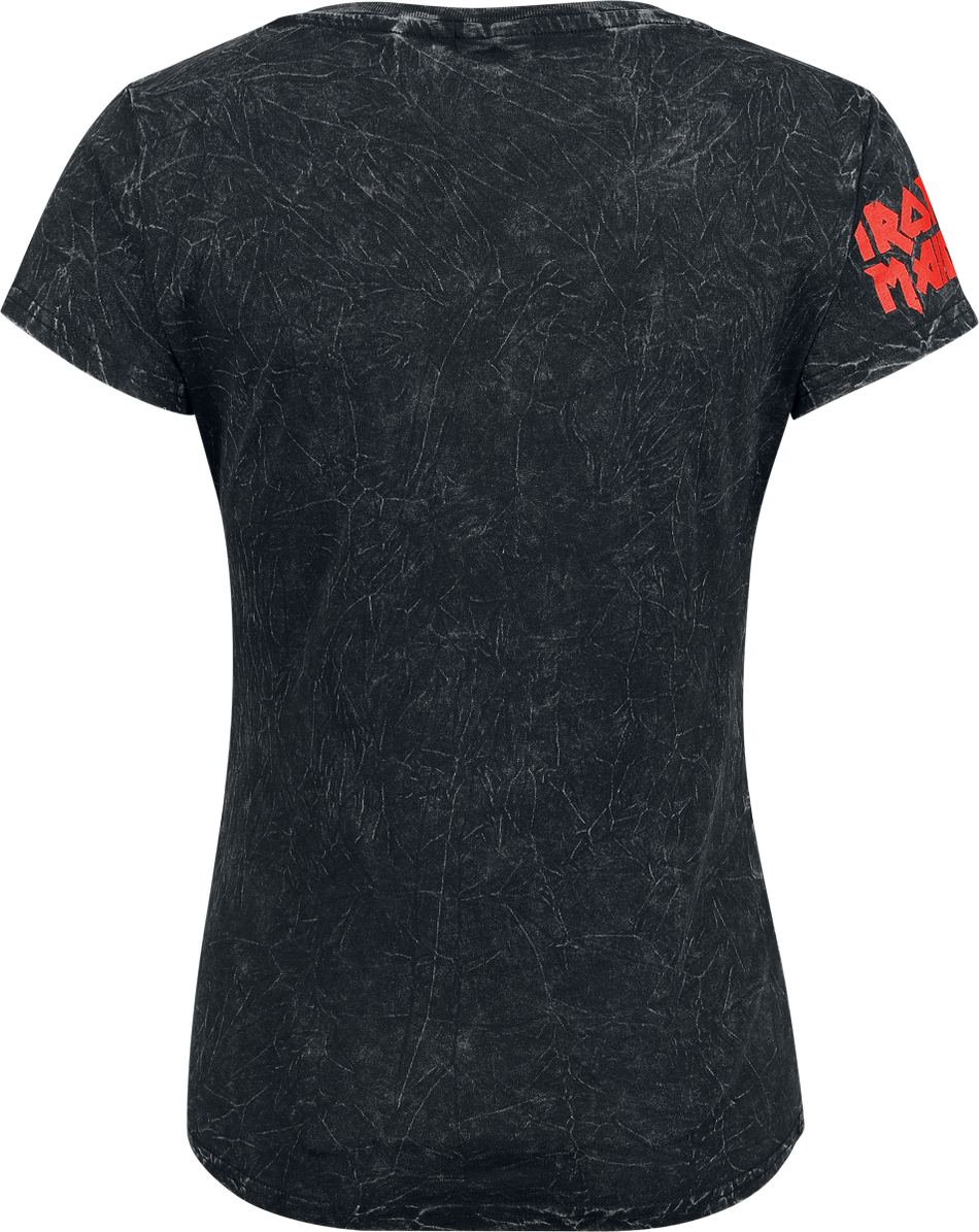 T-Shirt Manches courtes  de Iron Maiden - EMP Signature Collection - S à XXL - pour Femme - gris foncé - Iron Maiden - View 2
