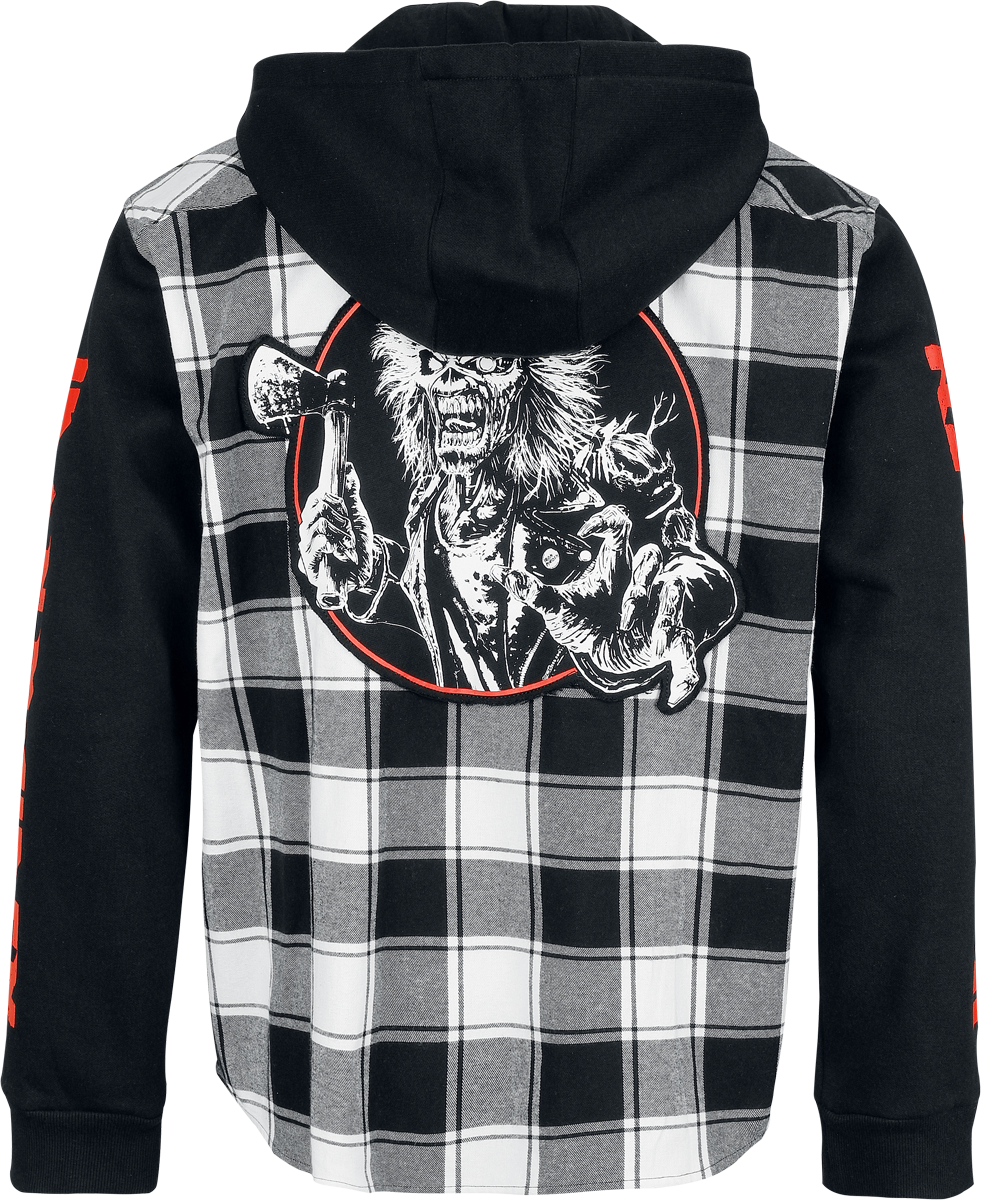 Chemise manches longues  de Iron Maiden - EMP Signature Collection - M - pour Homme - noir/blanc - Iron Maiden - View 2