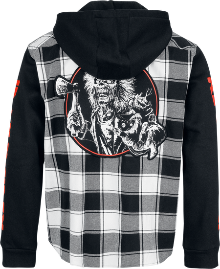 Chemise manches longues  de Iron Maiden - EMP Signature Collection - M à XXL - pour Homme - noir/blanc - Iron Maiden - View 2