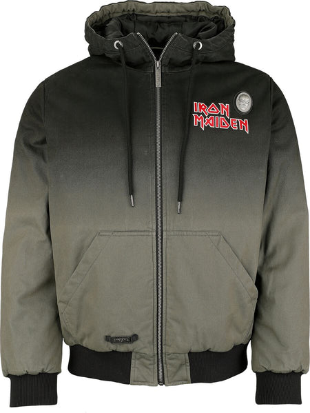 Veste d'hiver  de Iron Maiden - EMP Signature Collection - S à 3XL - pour Homme - gris/noir - Iron Maiden