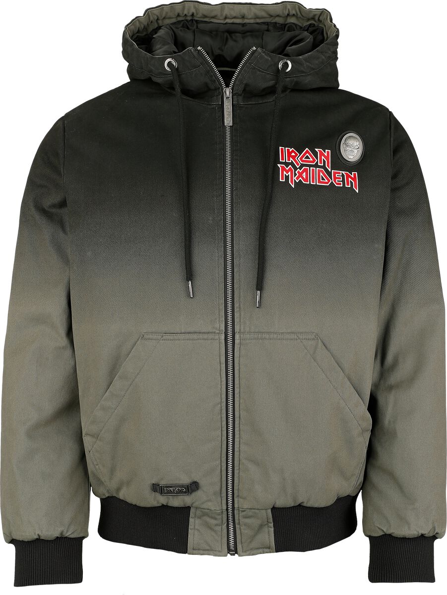 Veste d'hiver  de Iron Maiden - EMP Signature Collection - S à 3XL - pour Homme - gris/noir - Iron Maiden