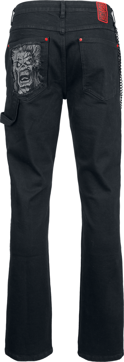 Jean  de Iron Maiden - EMP Signature Collection - W32L32 à W36L34 - pour Homme - noir - Iron Maiden - View 2