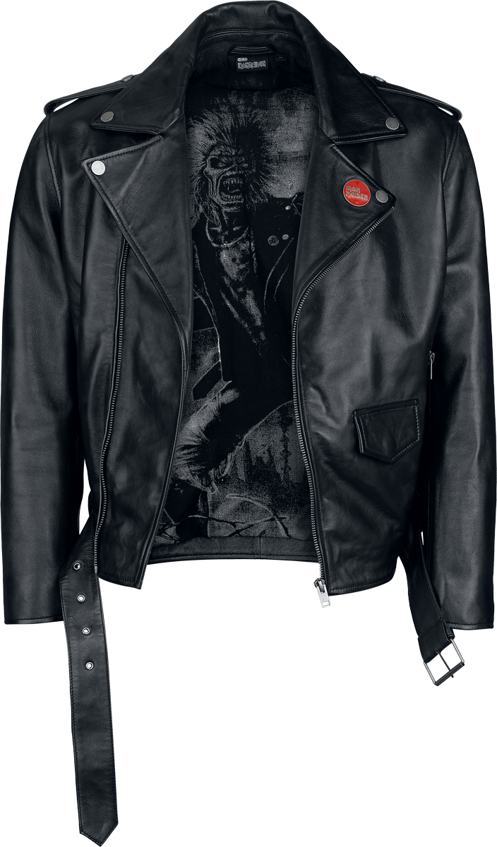 Veste en cuir  de Iron Maiden - EMP Signature Collection - S à 3XL - pour Homme - noir - Iron Maiden - View 2
