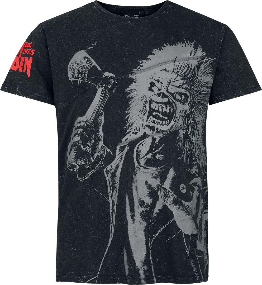 T-Shirt Manches courtes  de Iron Maiden - EMP Signature Collection - M à XXL - pour Homme - gris foncé - Iron Maiden