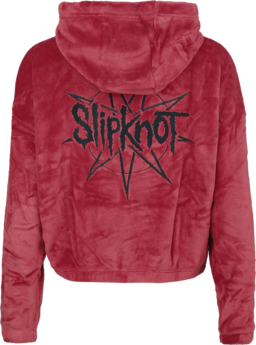 Sweat-shirt zippé à capuche  de Slipknot - EMP Signature Collection - M à XXL - pour Femme - rouge/noir - Slipknot - View 2