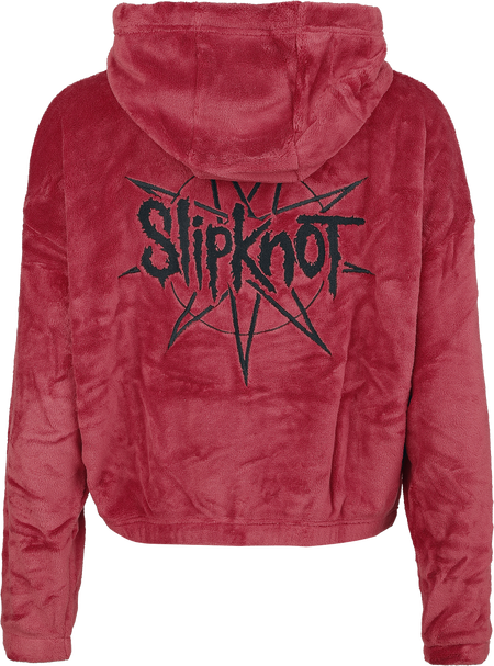 Sweat-shirt zippé à capuche  de Slipknot - EMP Signature Collection - M à XXL - pour Femme - rouge/noir - Slipknot - View 2
