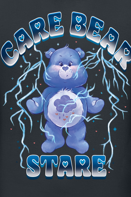 T-Shirt Manches courtes  de Care Bears - Care Bears - Stare - S à XXL - pour Homme - noir - Care Bears - View 2