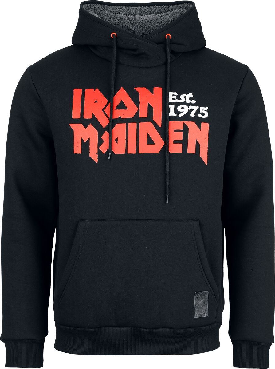 Sweat-shirt à capuche  de Iron Maiden - EMP Signature Collection - M à 3XL - pour Homme - noir/gris - Iron Maiden