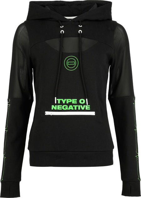 Sweat-shirt à capuche  de Type O Negative - EMP Signature Collection - S à 3XL - pour Femme - noir - Type O Negative
