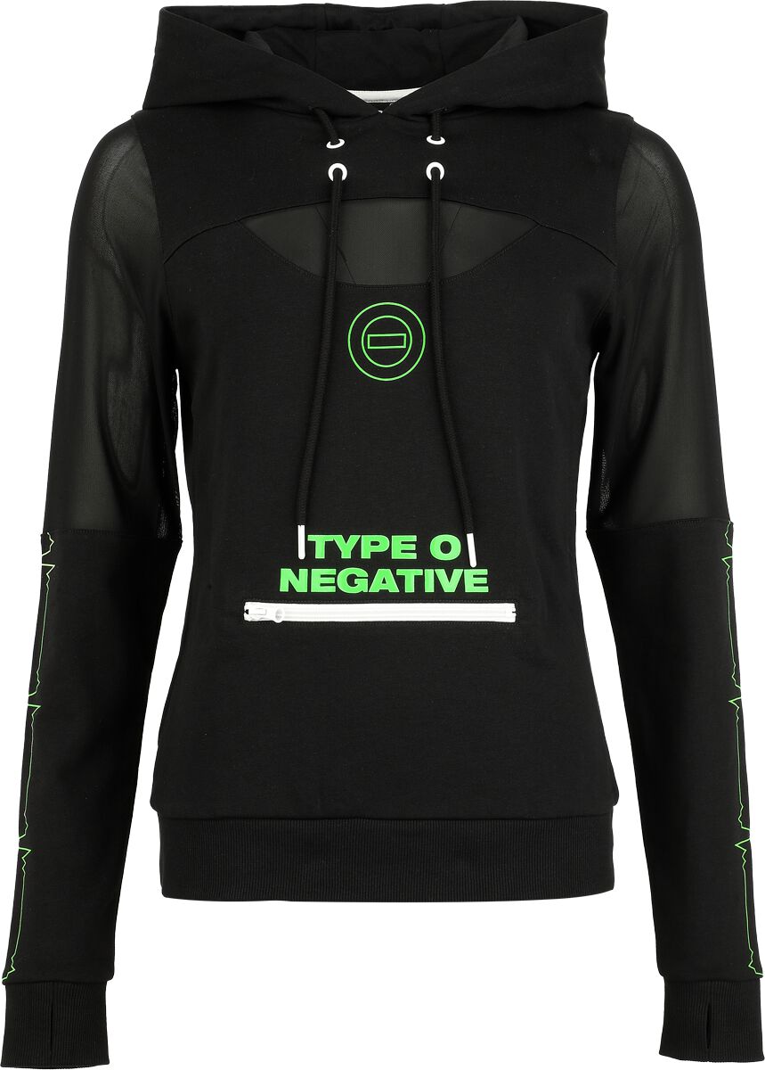 Sweat-shirt à capuche  de Type O Negative - EMP Signature Collection - S à 3XL - pour Femme - noir - Type O Negative