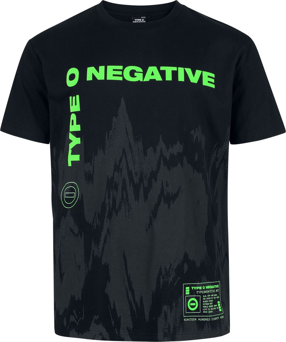 T-Shirt Manches courtes  de Type O Negative - EMP Signature Collection - S à 3XL - pour Homme - noir - Type O Negative