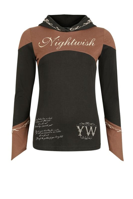 T-shirt manches longues  de Nightwish - EMP Signature Collection - S à 3XL - pour Femme - noir/marron - Nightwish