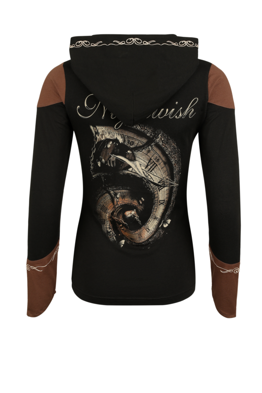 T-shirt manches longues  de Nightwish - EMP Signature Collection - S à 3XL - pour Femme - noir/marron - Nightwish - View 2