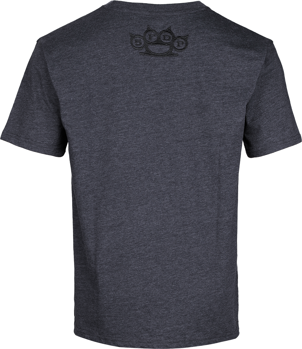 T-Shirt Manches courtes  de Five Finger Death Punch - EMP Signature Collection - S à 3XL - pour Homme - gris - Five Finger Death Punch - View 2