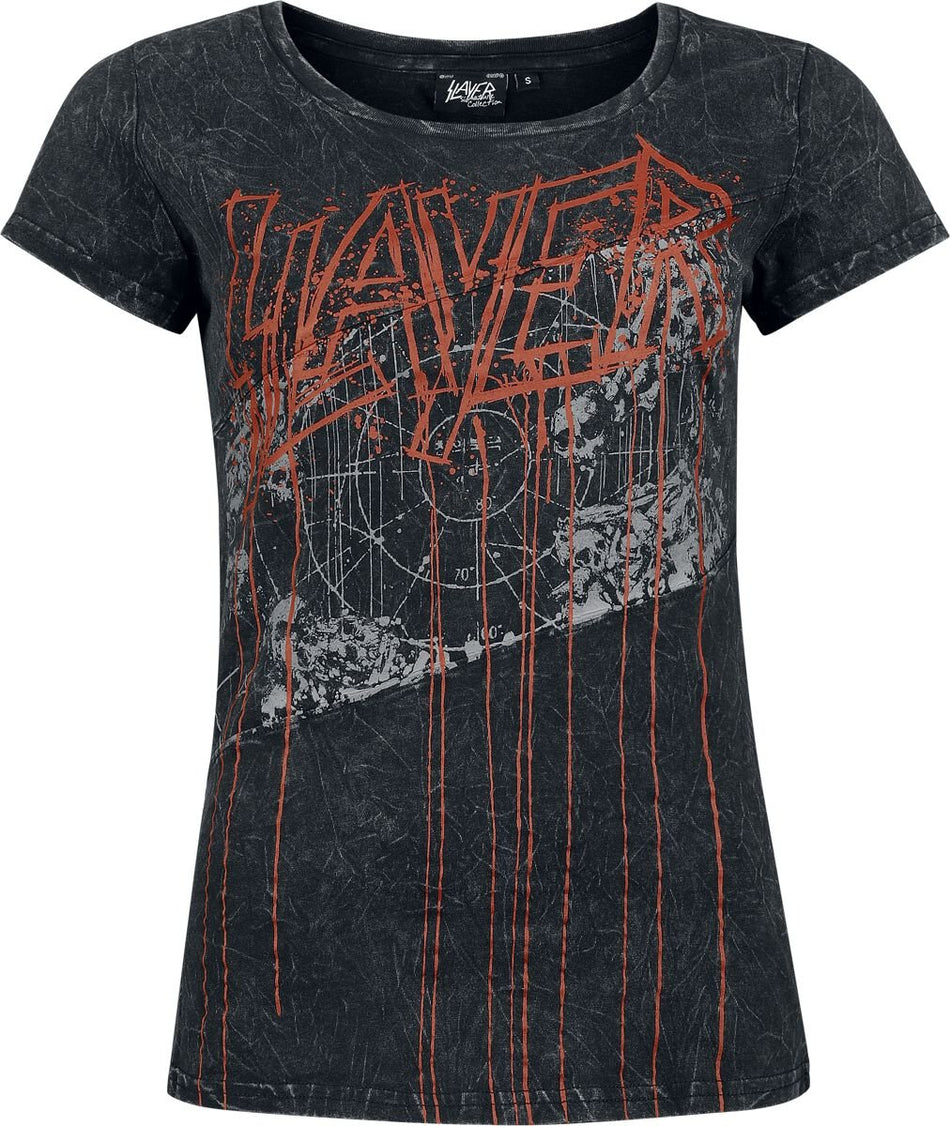 T-Shirt Manches courtes  de Slayer - EMP Signature Collection - S à XXL - pour Femme - gris foncé - Slayer