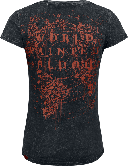 T-Shirt Manches courtes  de Slayer - EMP Signature Collection - S à XXL - pour Femme - gris foncé - Slayer - View 2