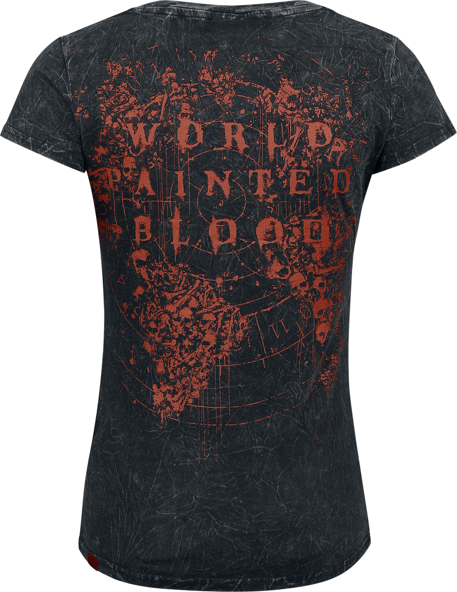 T-Shirt Manches courtes  de Slayer - EMP Signature Collection - S à XXL - pour Femme - gris foncé - Slayer - View 2
