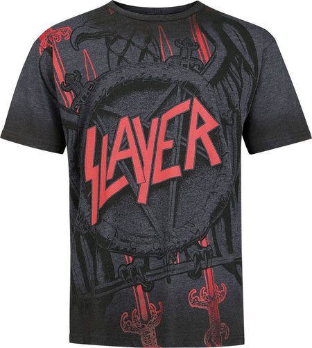 T-Shirt Manches courtes  de Slayer - EMP Signature Collection - S à XXL - pour Homme - gris - Slayer