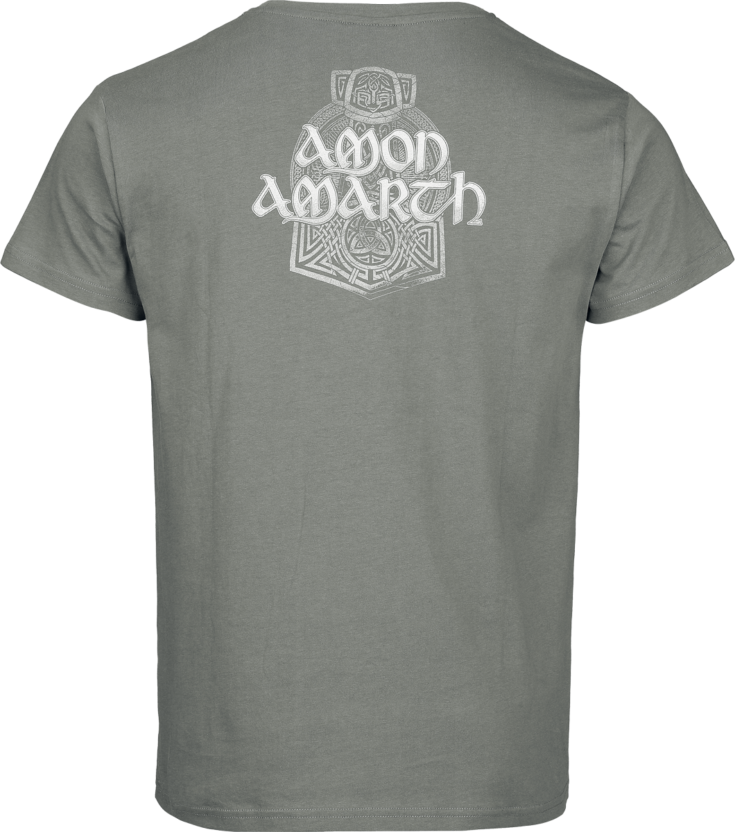T-Shirt Manches courtes  de Amon Amarth - EMP Signature Collection - M à 3XL - pour Homme - gris - Amon Amarth - View 2