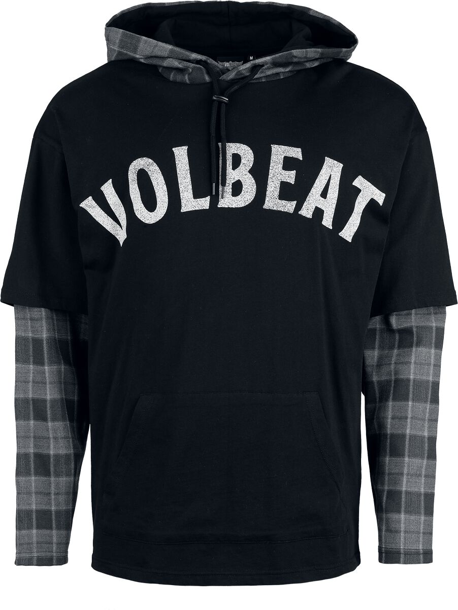 T-shirt manches longues  de Volbeat - EMP Signature Collection - S à 3XL - pour Homme - noir/gris - Volbeat