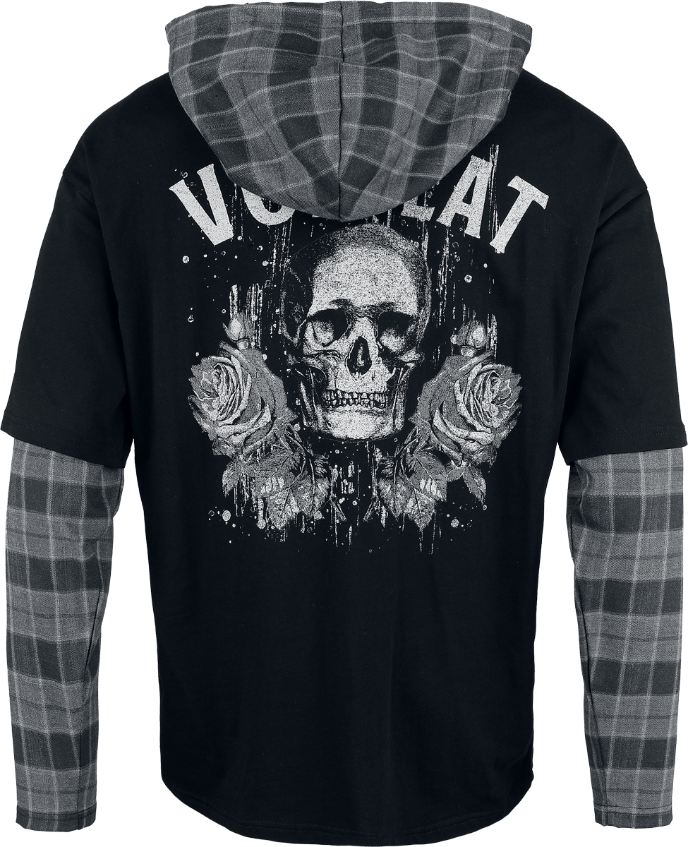 T-shirt manches longues  de Volbeat - EMP Signature Collection - S à 3XL - pour Homme - noir/gris - Volbeat - View 2