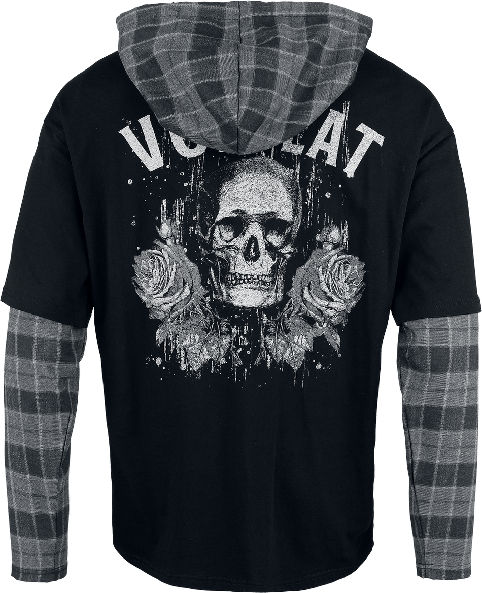 T-shirt manches longues  de Volbeat - EMP Signature Collection - S à 3XL - pour Homme - noir/gris - Volbeat - View 2