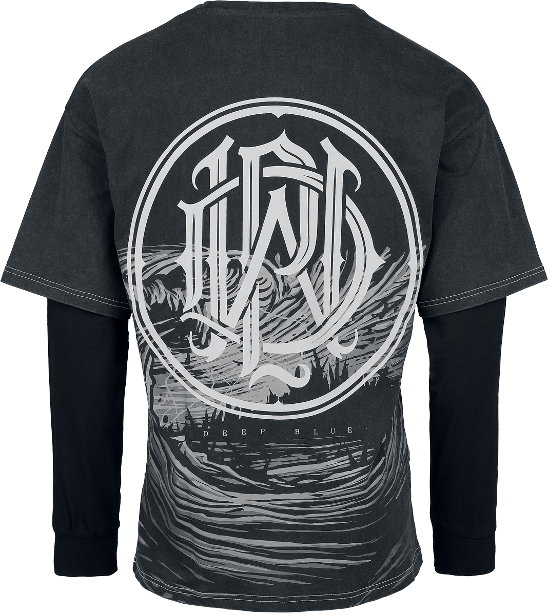 T-shirt manches longues  de Parkway Drive - EMP Signature Collection - S à 3XL - pour Homme - gris foncé/noir - Parkway Drive - View 2