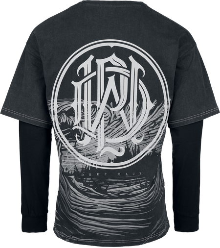 T-shirt manches longues  de Parkway Drive - EMP Signature Collection - S à 3XL - pour Homme - gris foncé/noir - Parkway Drive - View 2