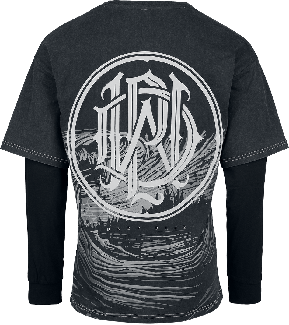 T-shirt manches longues  de Parkway Drive - EMP Signature Collection - S à 3XL - pour Homme - gris foncé/noir - Parkway Drive - View 2