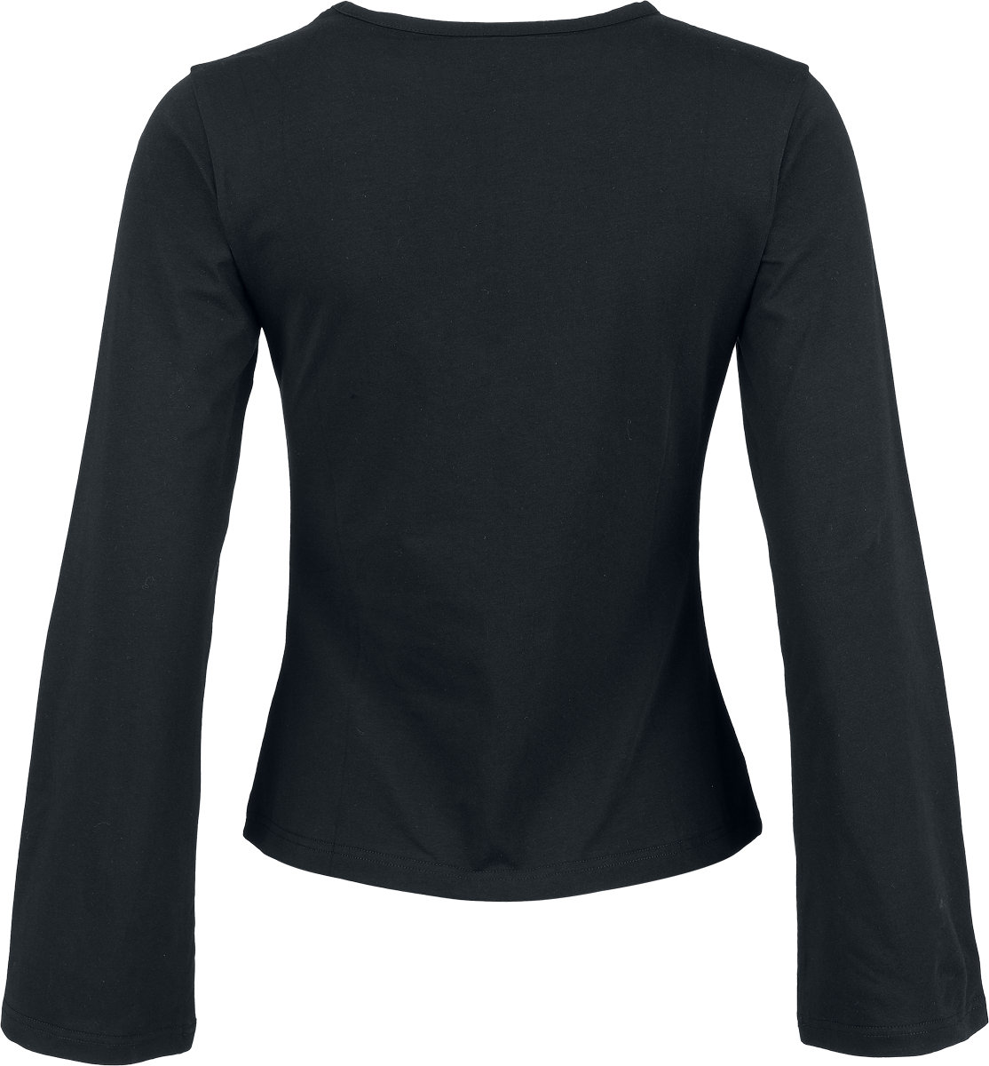 T-shirt manches longues  de Rock Rebel by EMP - Chemise Manches Longues Crânes & Roses - S à XXL - pour Femme - noir - Rock Rebel by EMP - View 2